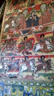 Paintings, interior of Ura Kidane Meret church