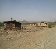 Rural farm, road to Blue Nile falls